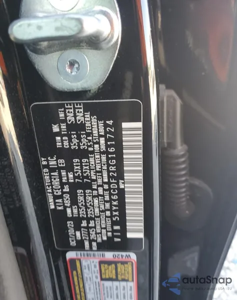 2024 Kia Sportage X Line из США, поврежденный, VIN 5XYK6CDF2RG161724